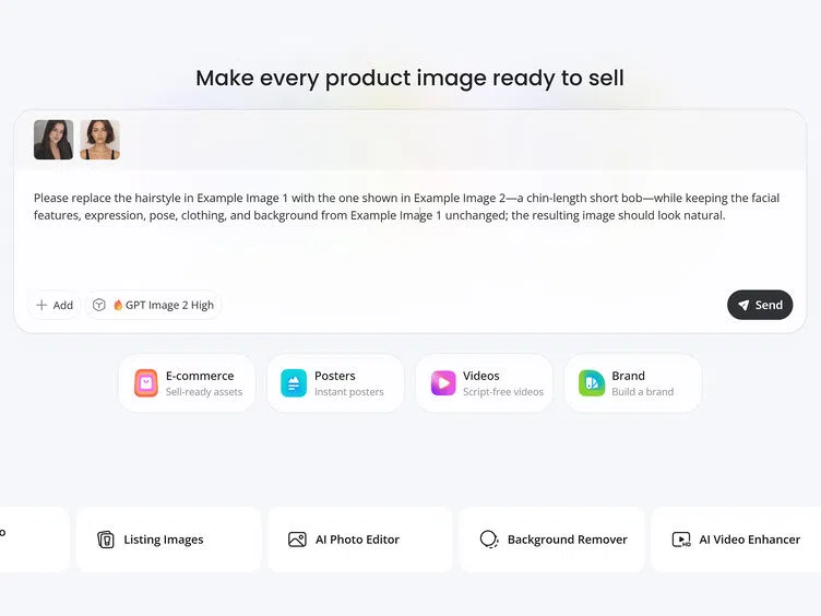 Create a Hairstyle Preview from Your Photo