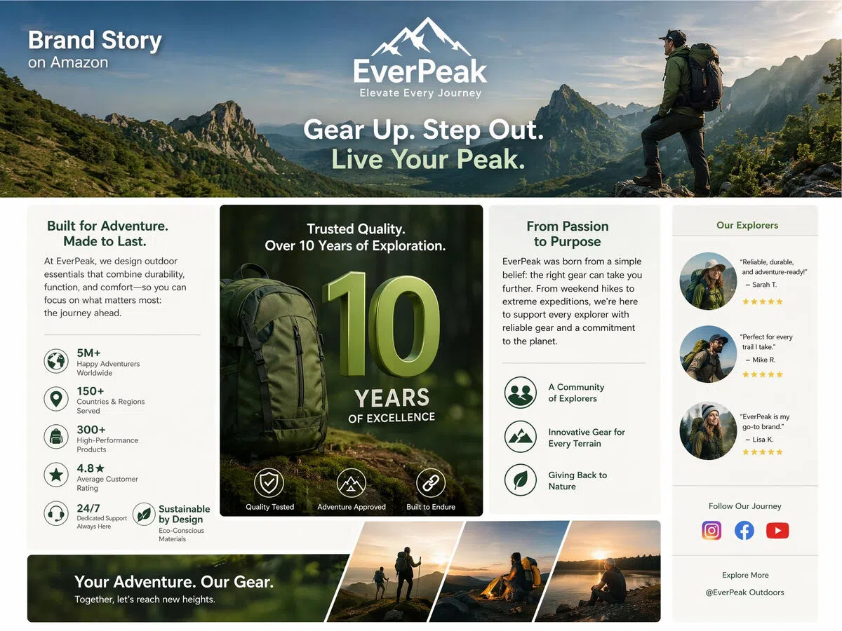 Customizable Modules Ready for Brand Story Creation