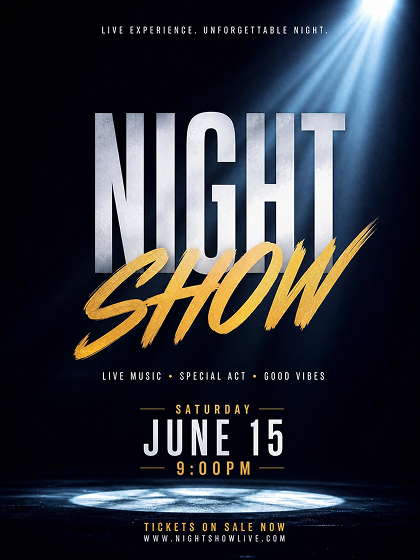 AI Generated Music Event Poster