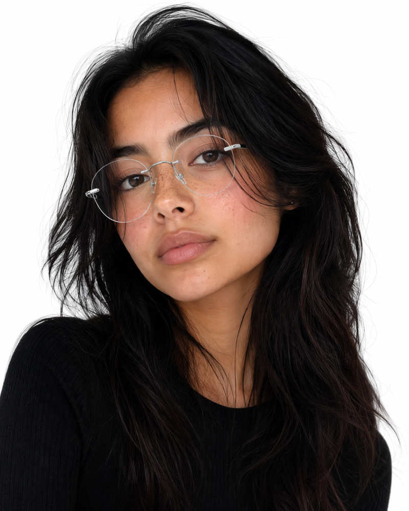 AI Generated Portrait with glasses
