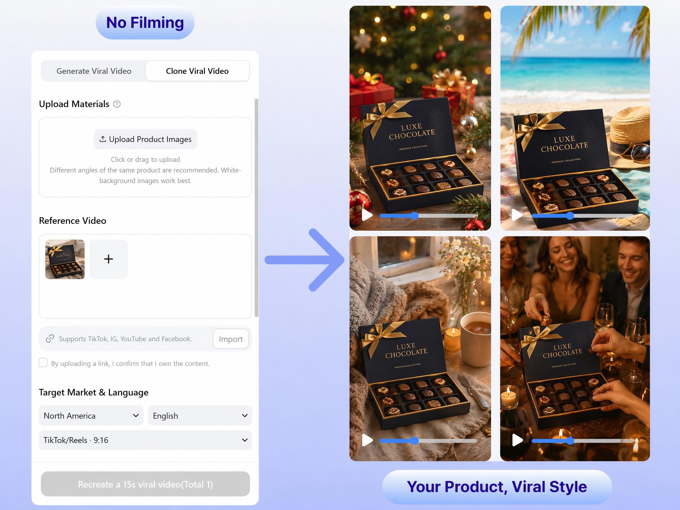 Campaign scene adaptation of Marketing Visuals