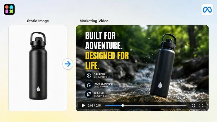 marketing video maker for bottle