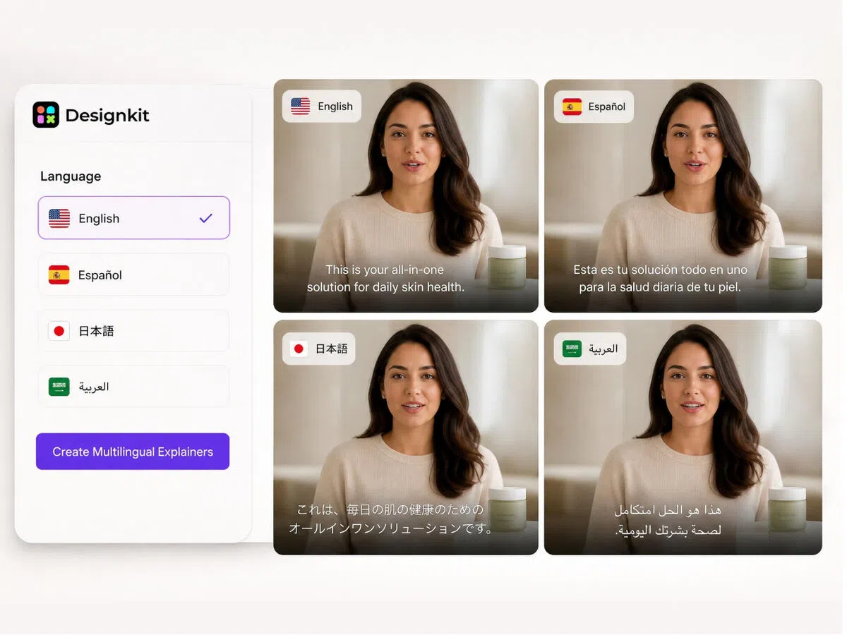 Create Multilingual Explainer Videos Without Re-Recording