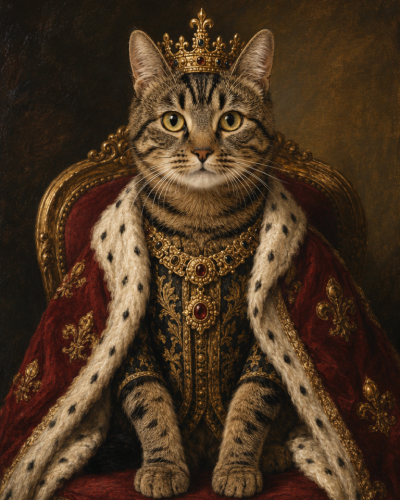 AI Generated cat portrait