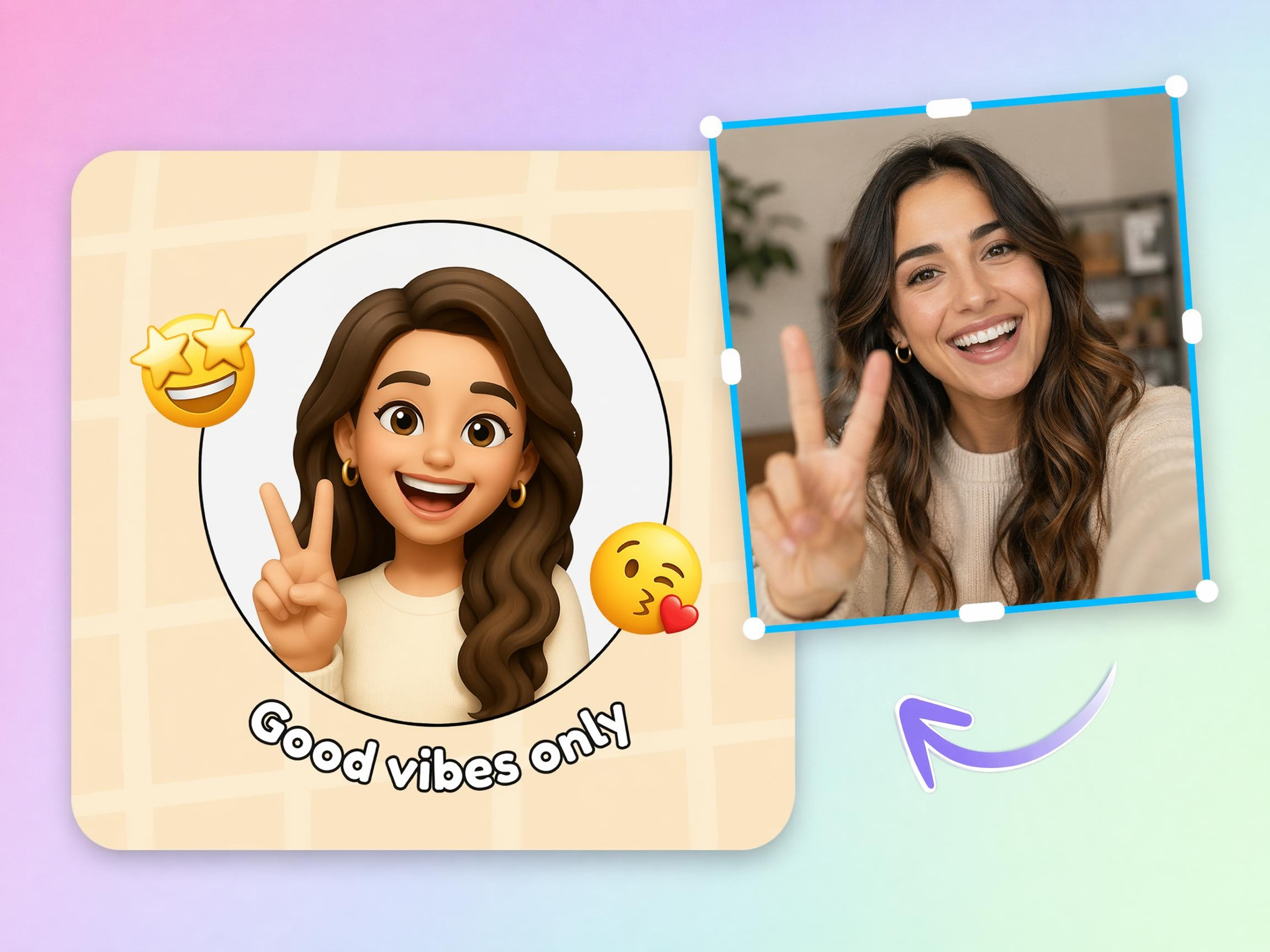 Design custom emoji reactions for videos and posts.