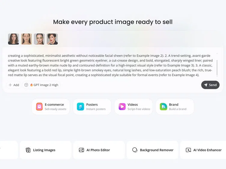 How to Add Makeup to a Photo with AI