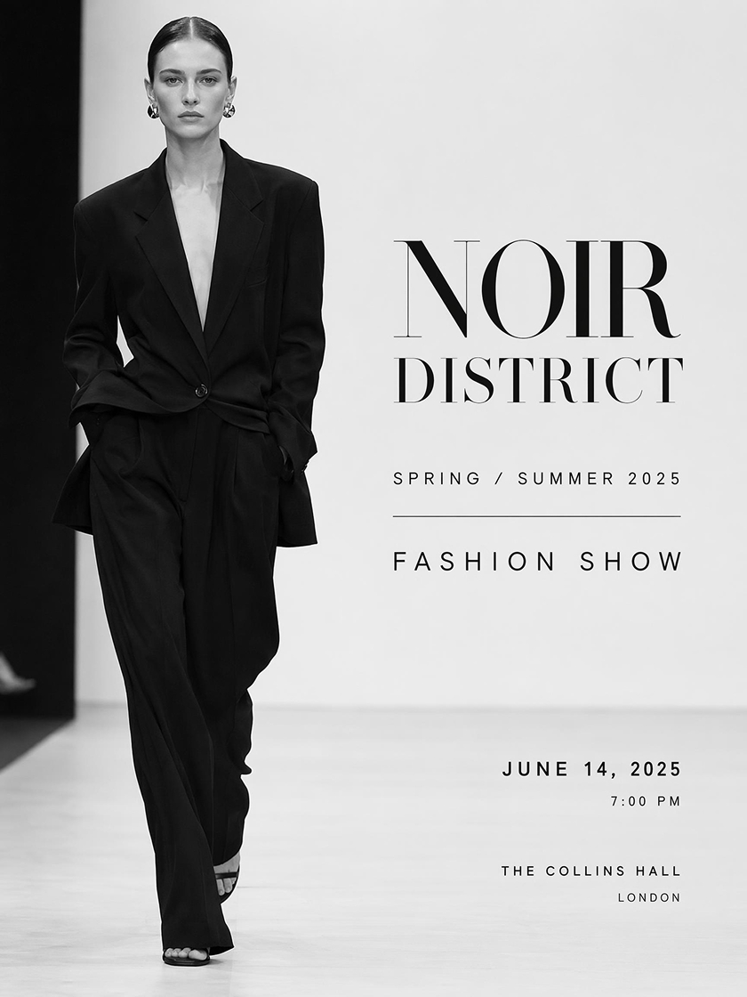 AI Generated Runway Show Poster