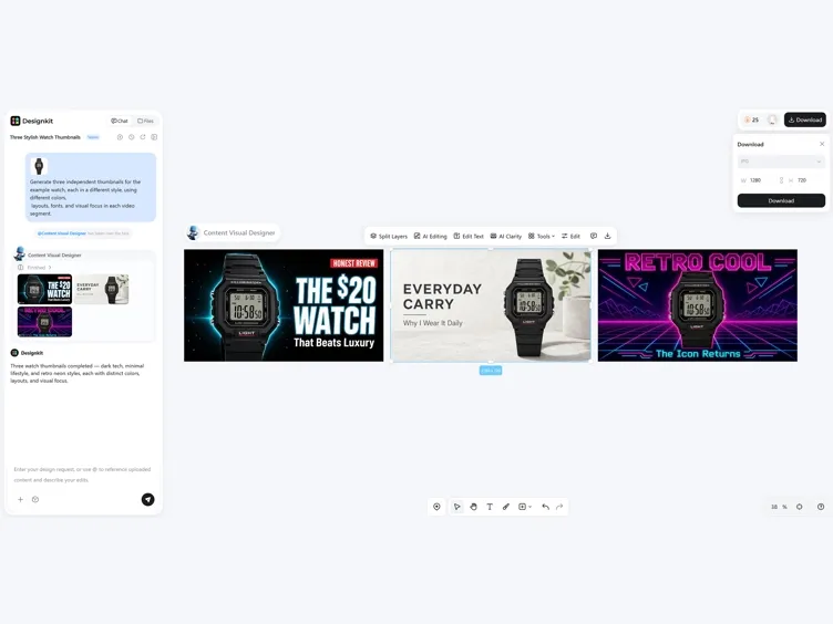 Generate and Download