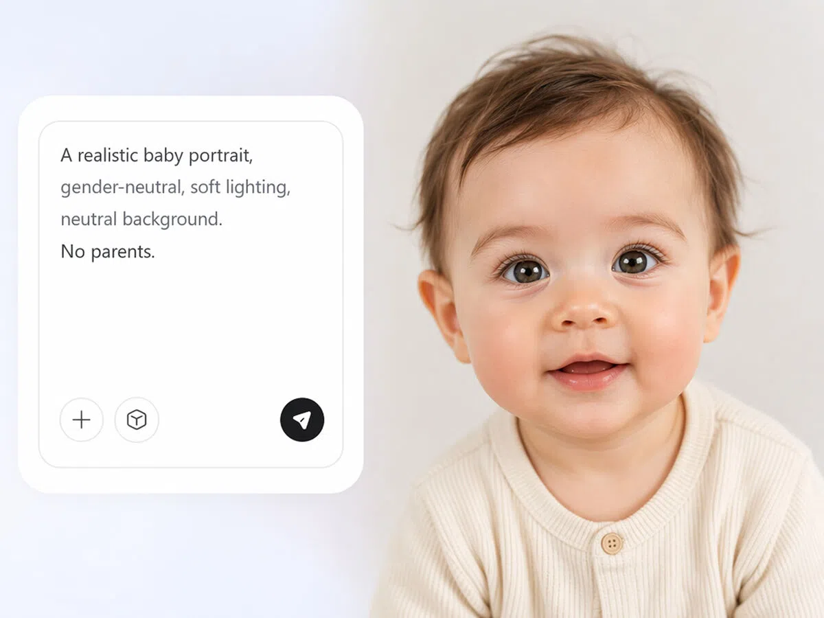 Turn a Description Into a Baby Photo
