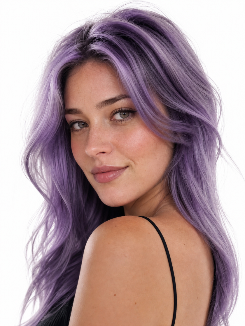 AI creative hair color previews on portraits