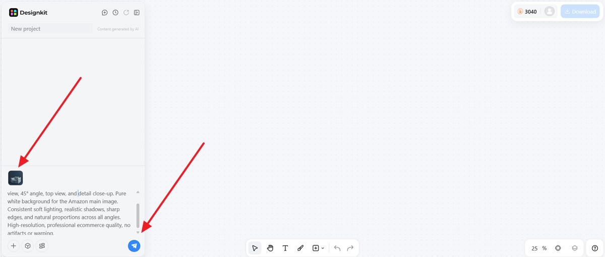 Upload product image to designkit upload product image to designkit