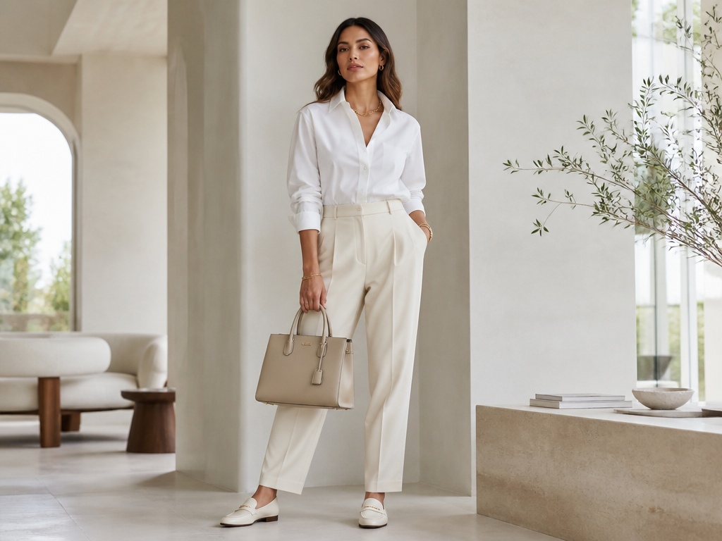 A White and Cream Combination A White and Cream Combination