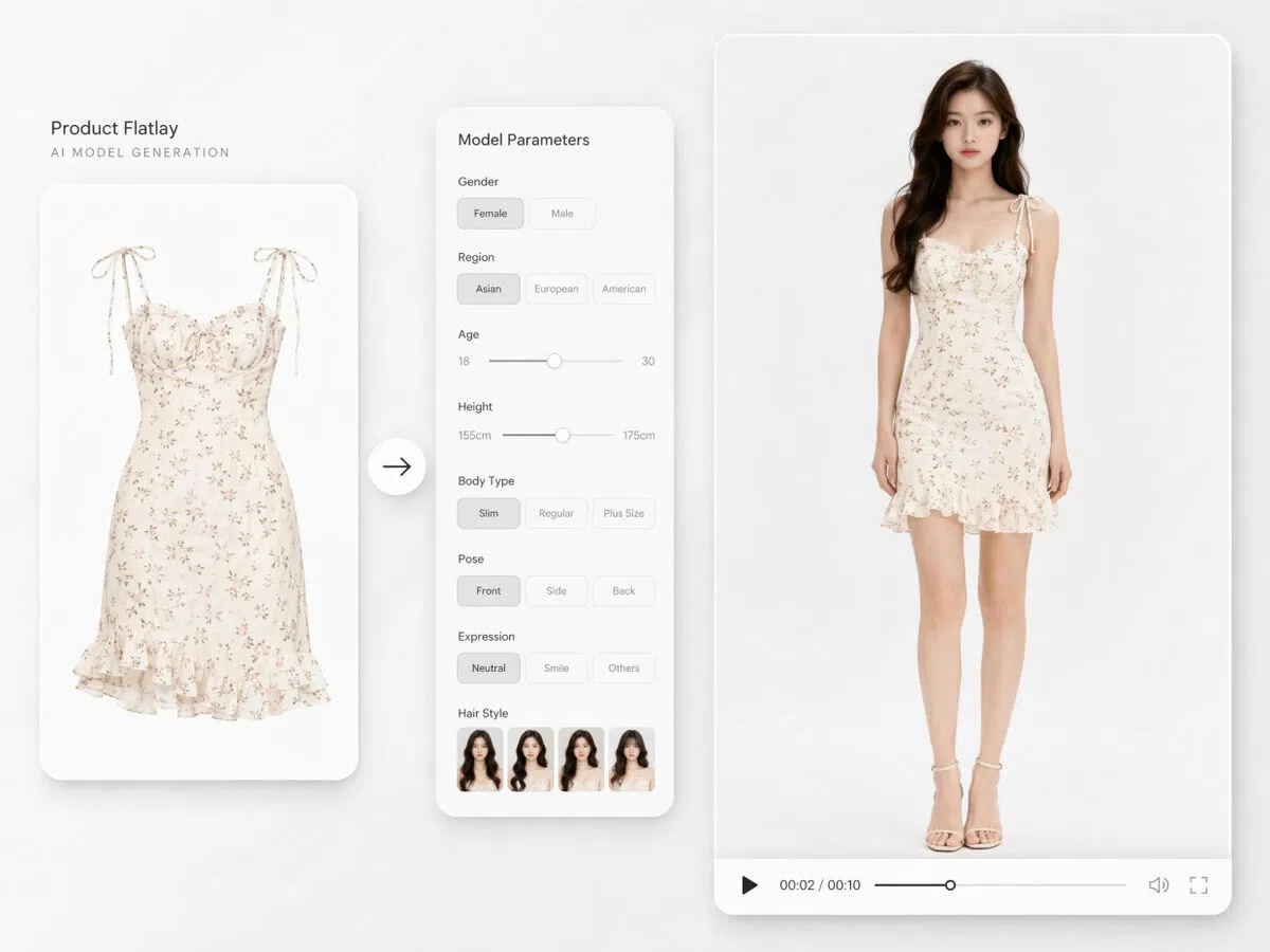 Create "Model-On-Body" Fashion Videos Without Hiring Talent