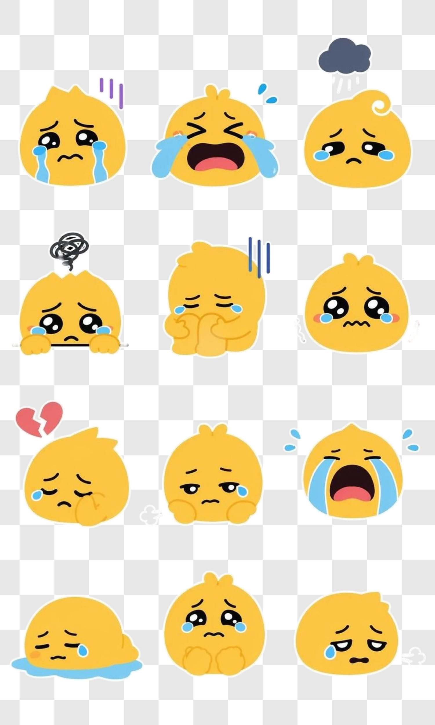 Sad & Crying Emoji 