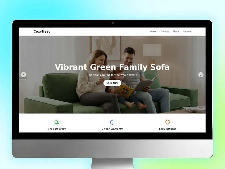 AI Website Visual Design