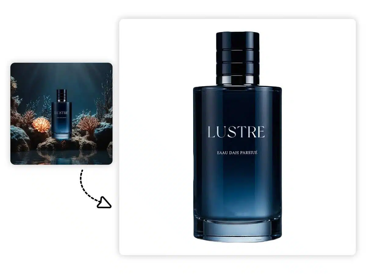 add a white background to product photos