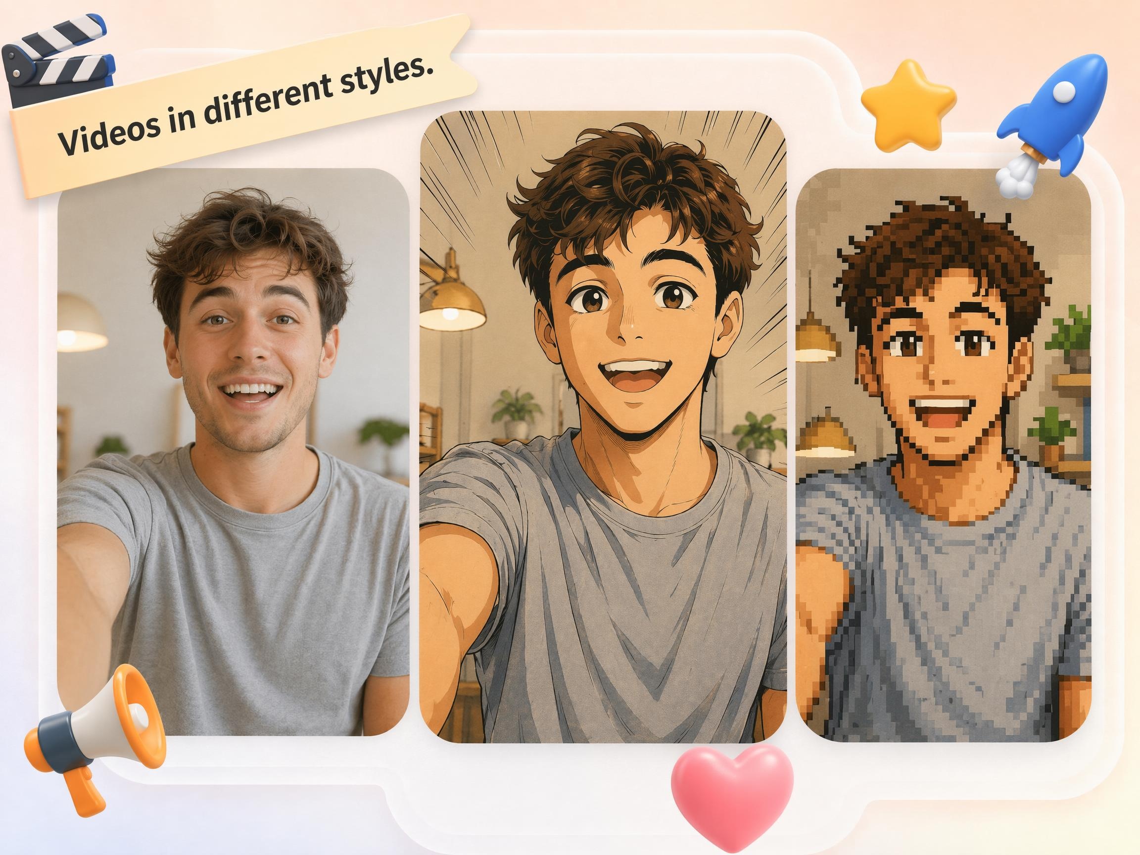 Style transfer for video formats