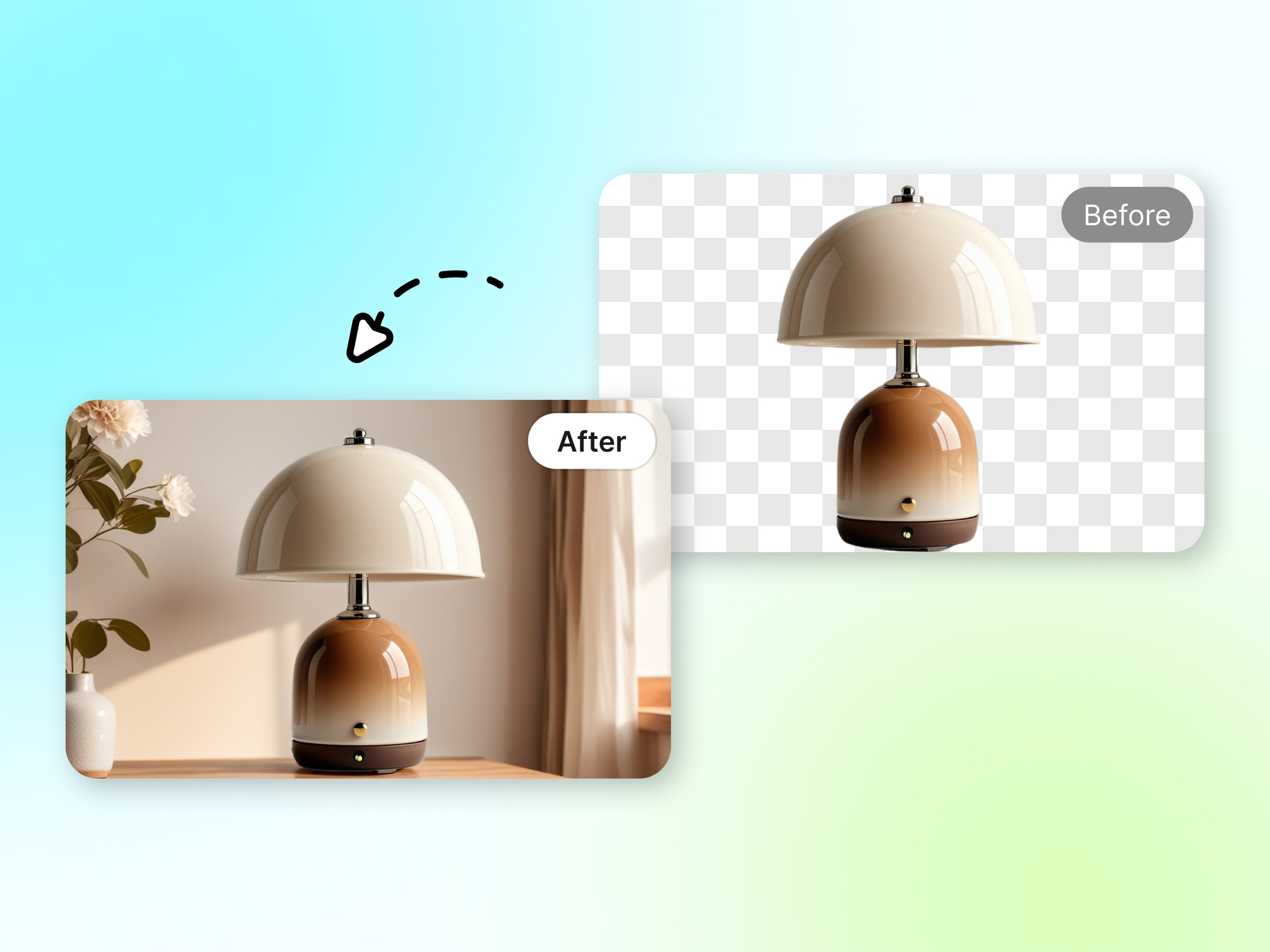 One-click Image Background Generator