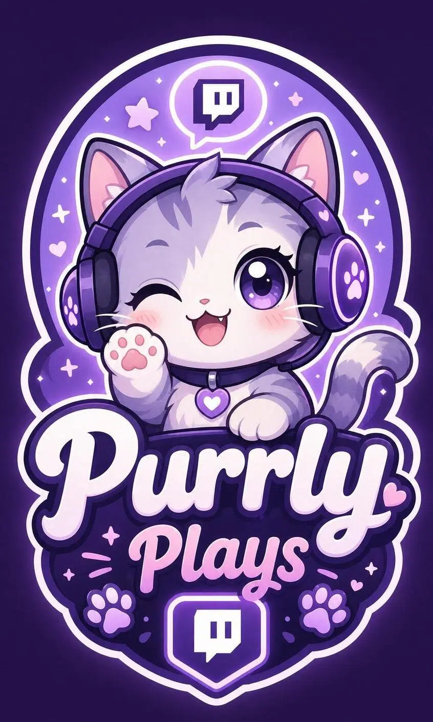 Cute VTuber Twitch Logo