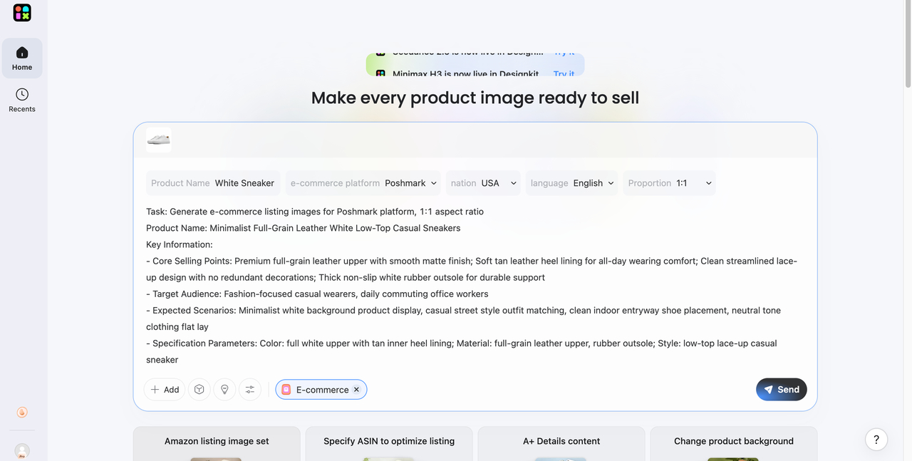 3 Steps to Create Poshmark Product Listings with Designkit Generate a Product Image Set