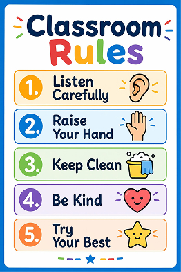 ai generated classroom poster 