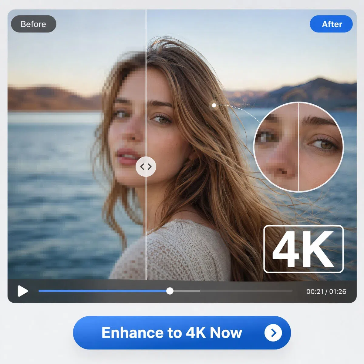 enhance portrait video