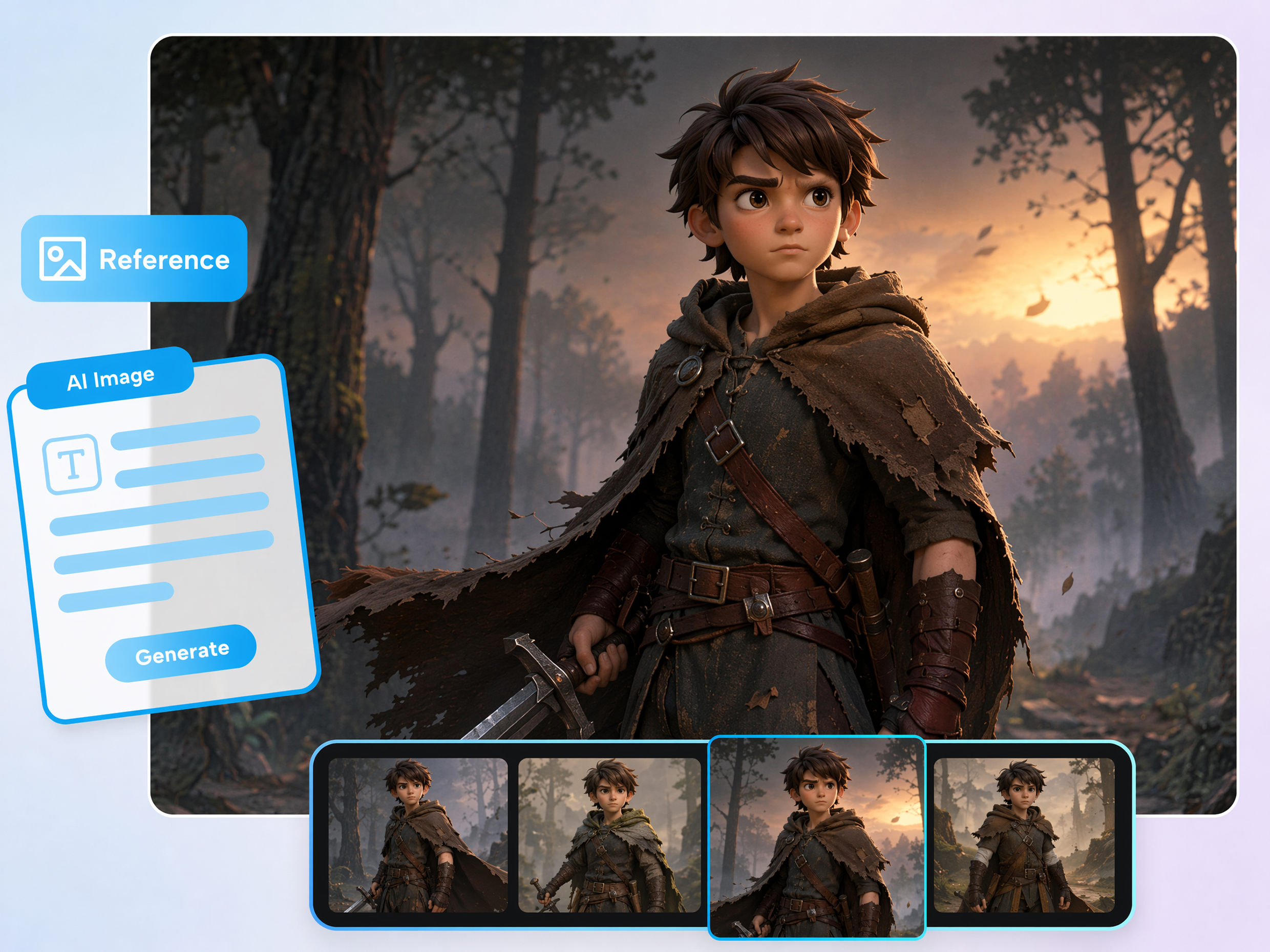 Visualize Characters from Stories
