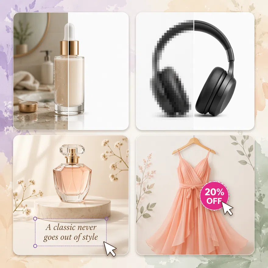 product photo editing