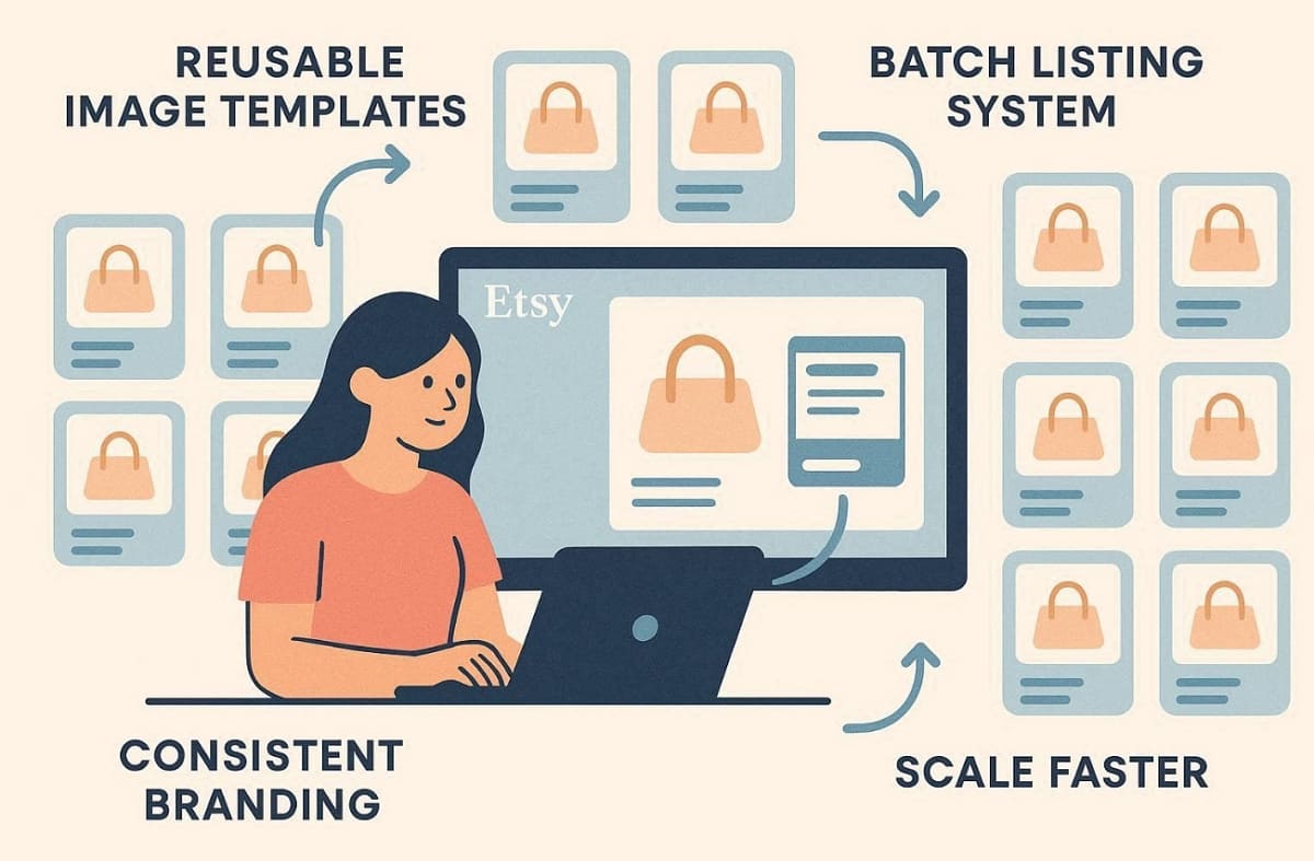 etsy listing image template