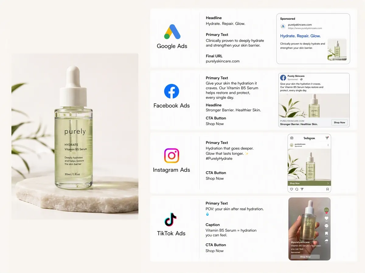 Create Ads for Different Platforms