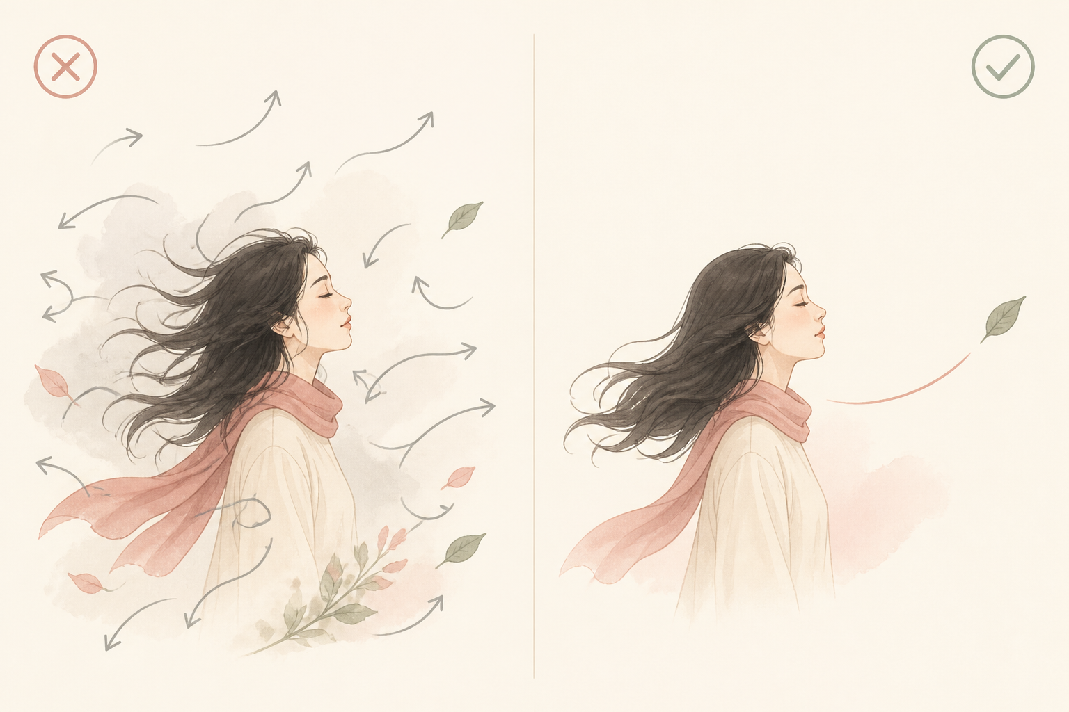 Comparison of cluttered multi-direction motion versus one subtle natural movement for a better animated image. Comparison of cluttered multi-direction motion versus one subtle natural movement for a better animated image.