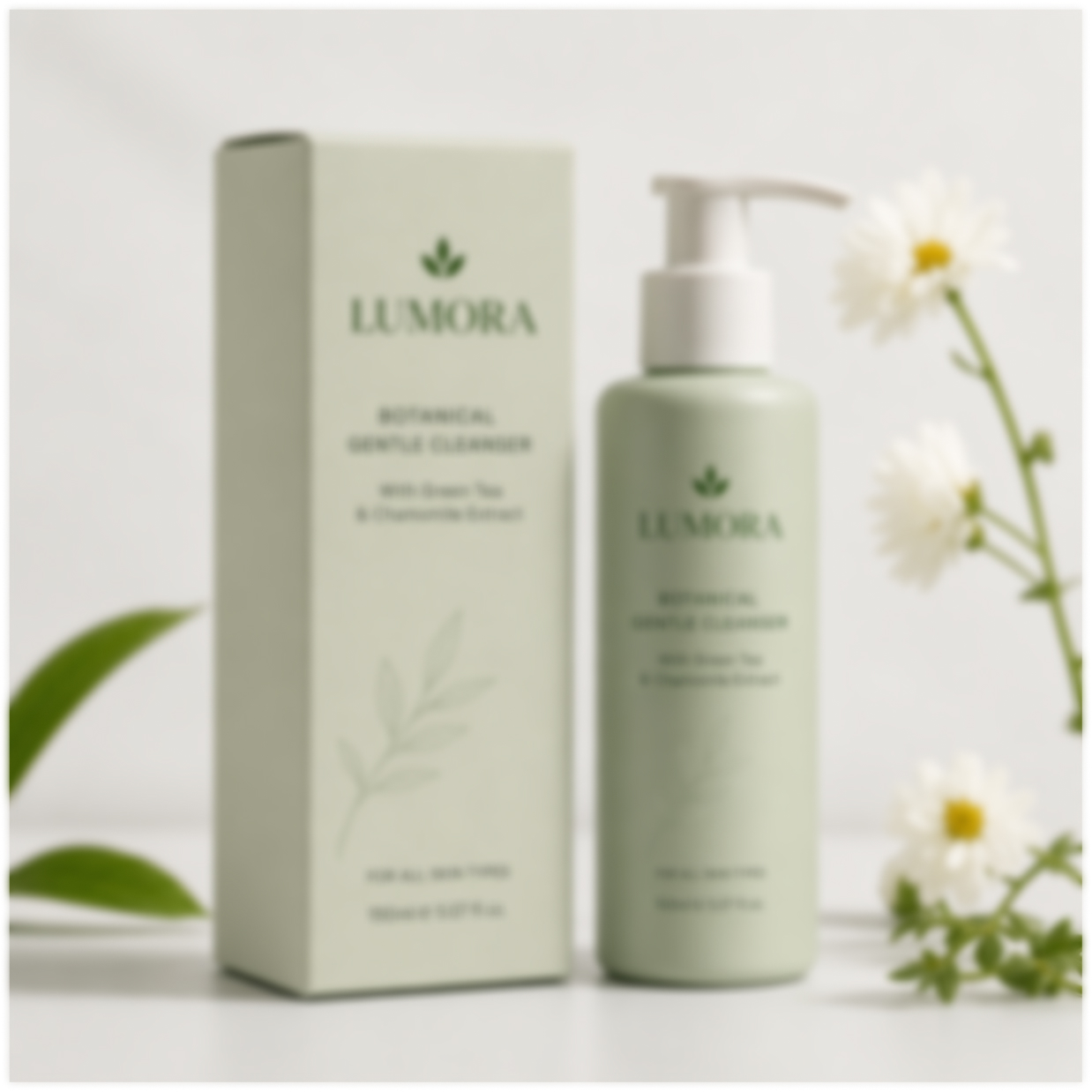 A blurred product image