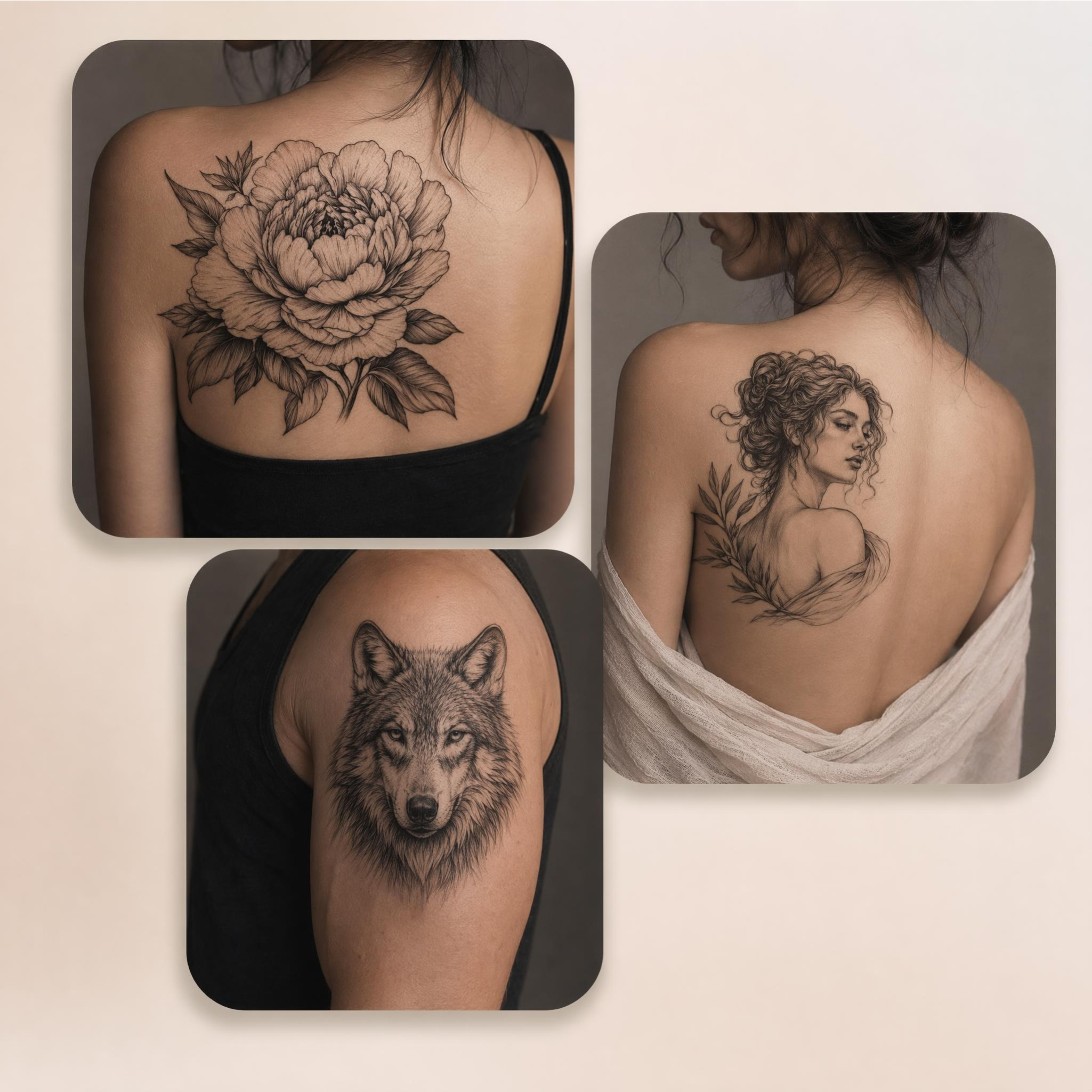 Virtual try on the generated tattoo