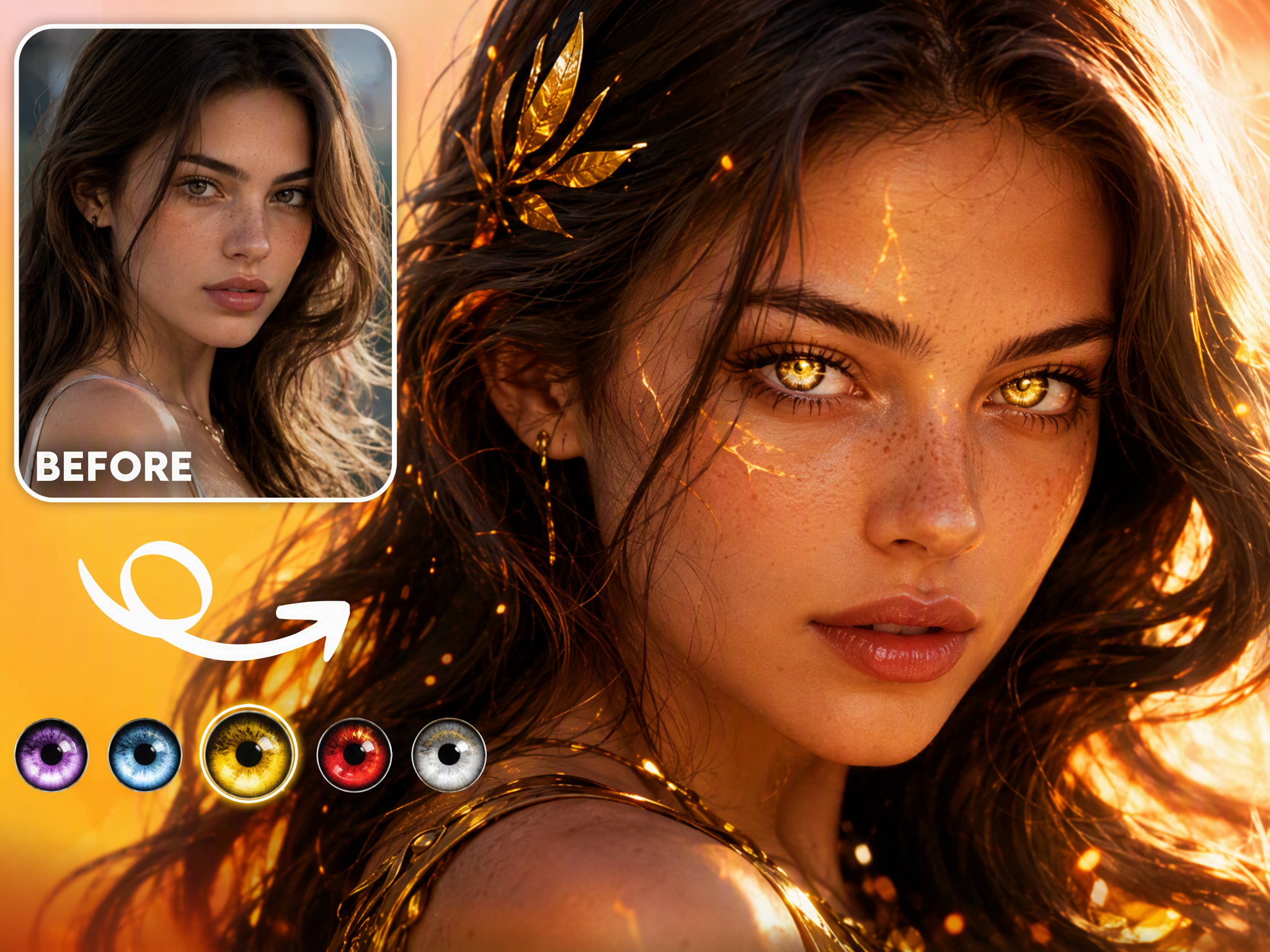 Match Character Eye Colors Without Physical Contacts