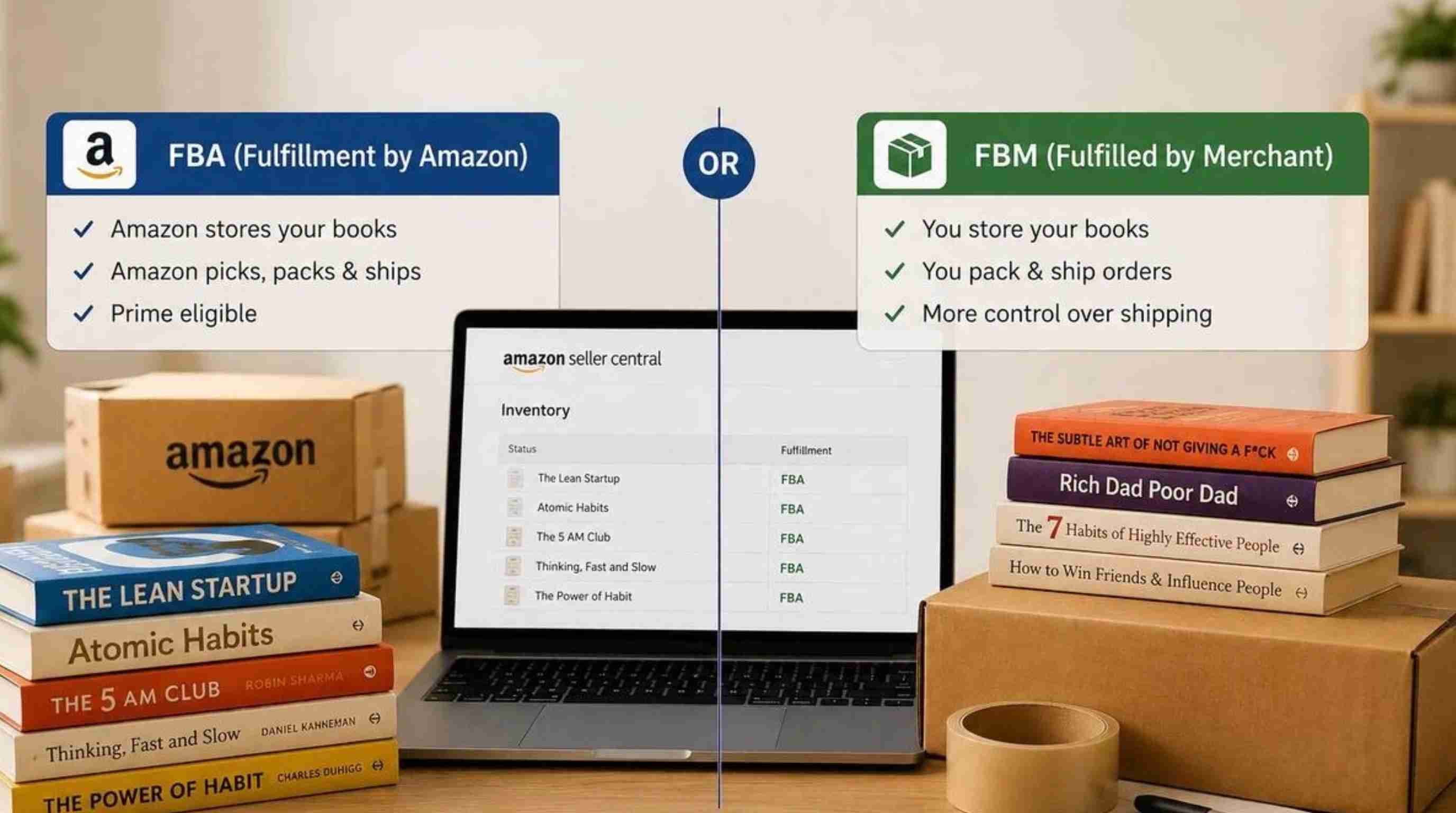 How to list and sell a book on Amazon Choose a fulfillment method