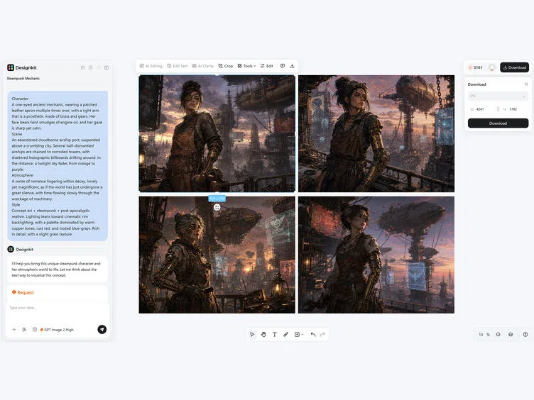 Generate and Download