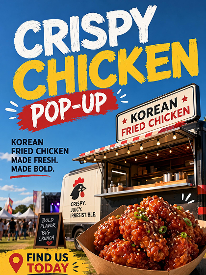 food truck poster