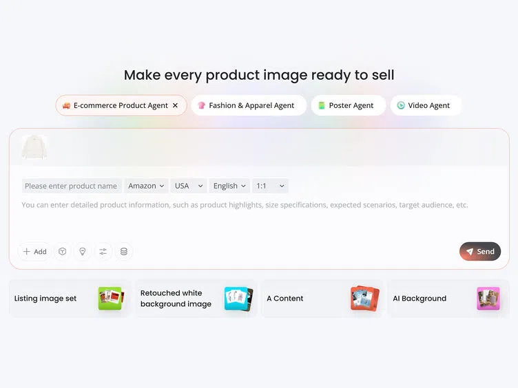 Upload Your Product Photo or Reference
