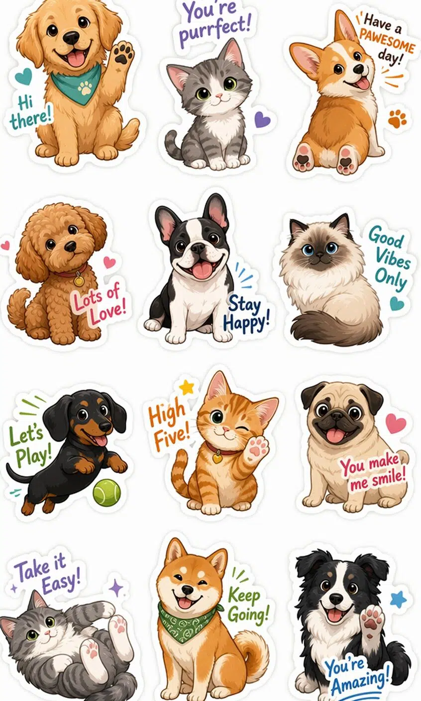 Cute Pet Sticker