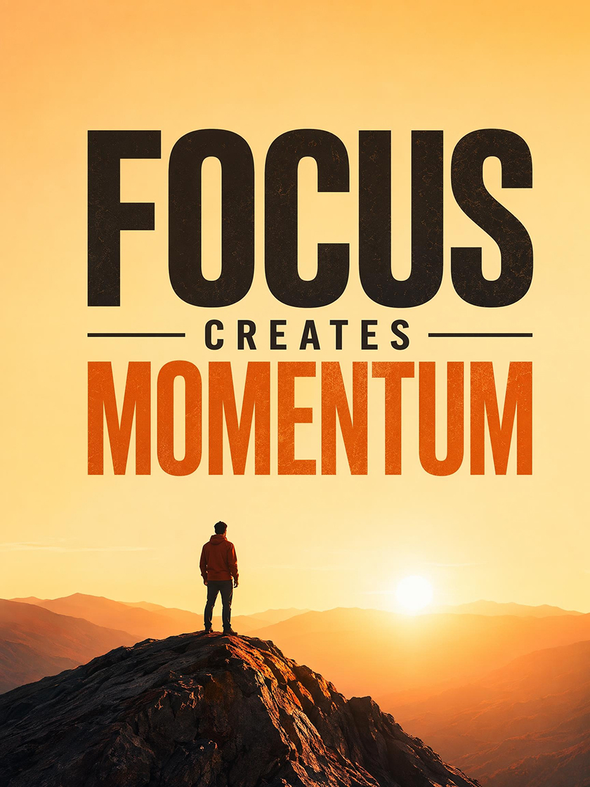 AI Generated Success Poster