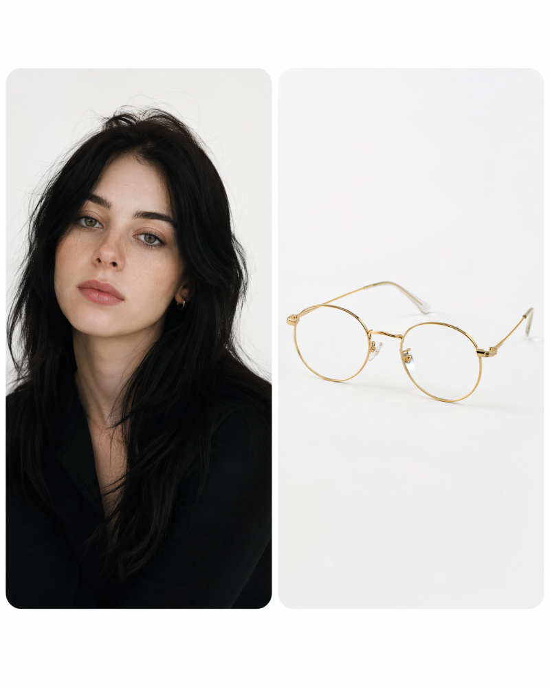 Portrait and eyeglasses for virtual glasses try-on