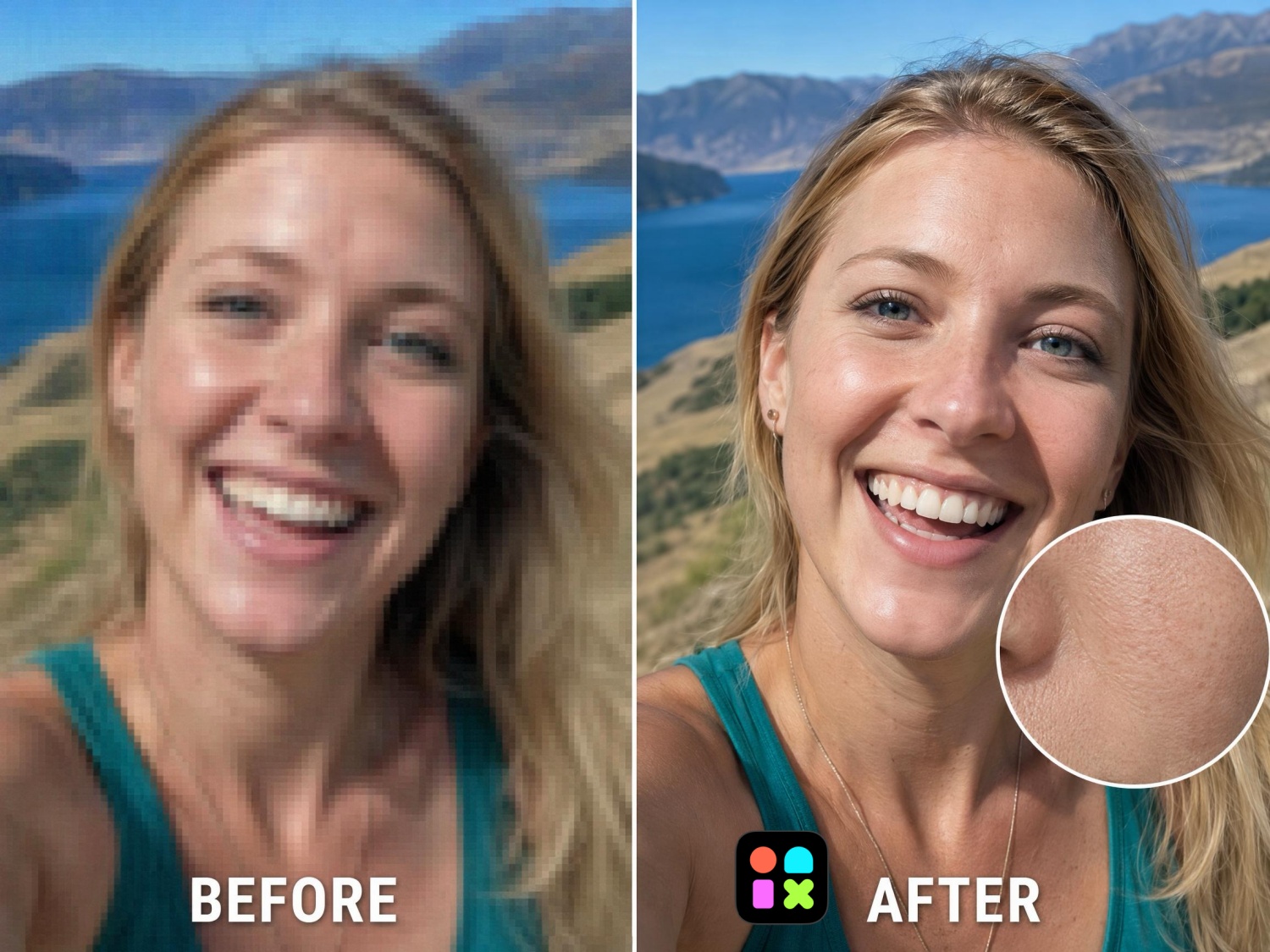sharpen clarity of image