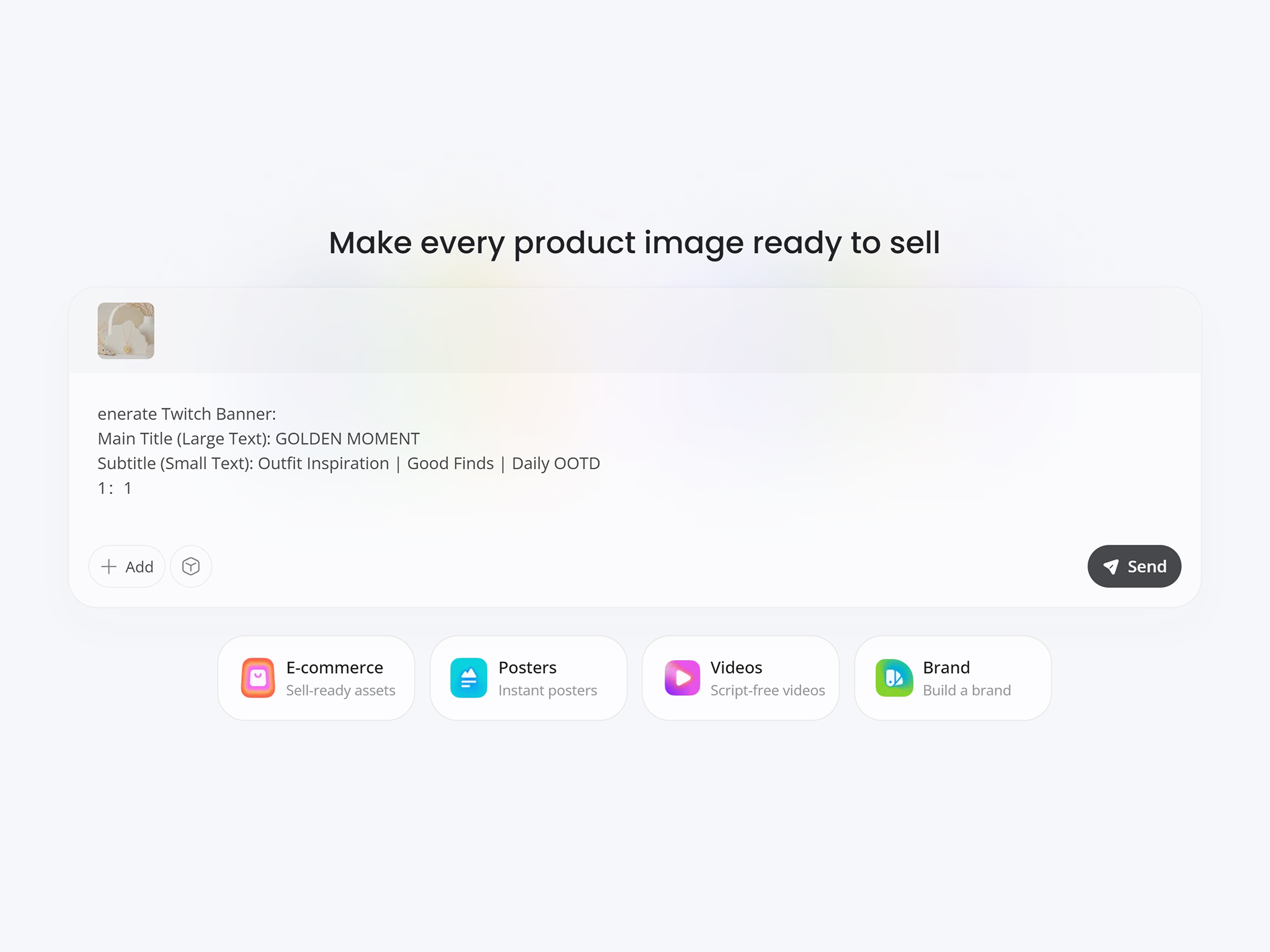 Upload Your Product