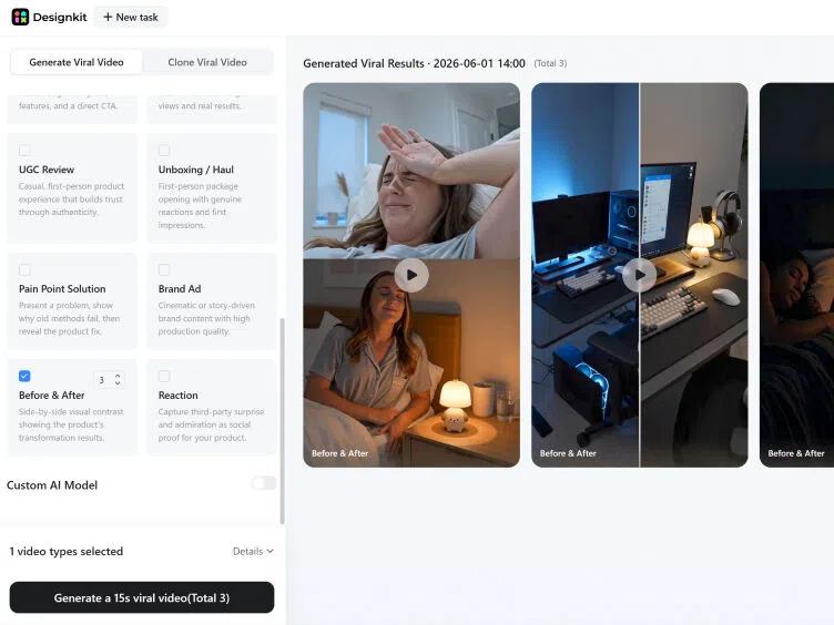 Preview and export