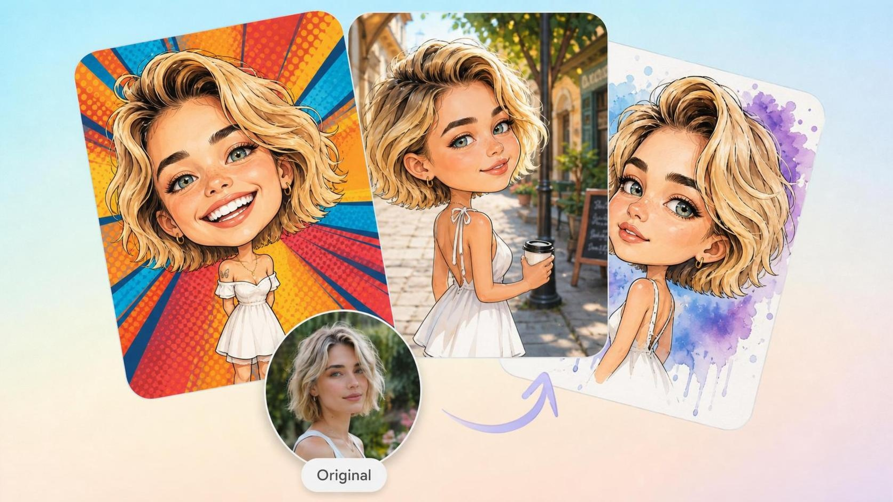Turn image to caricature art