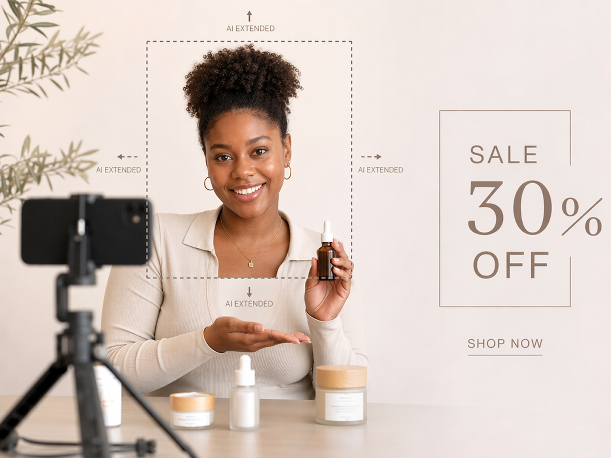 Add Space for Text, Logos, and Design Elements