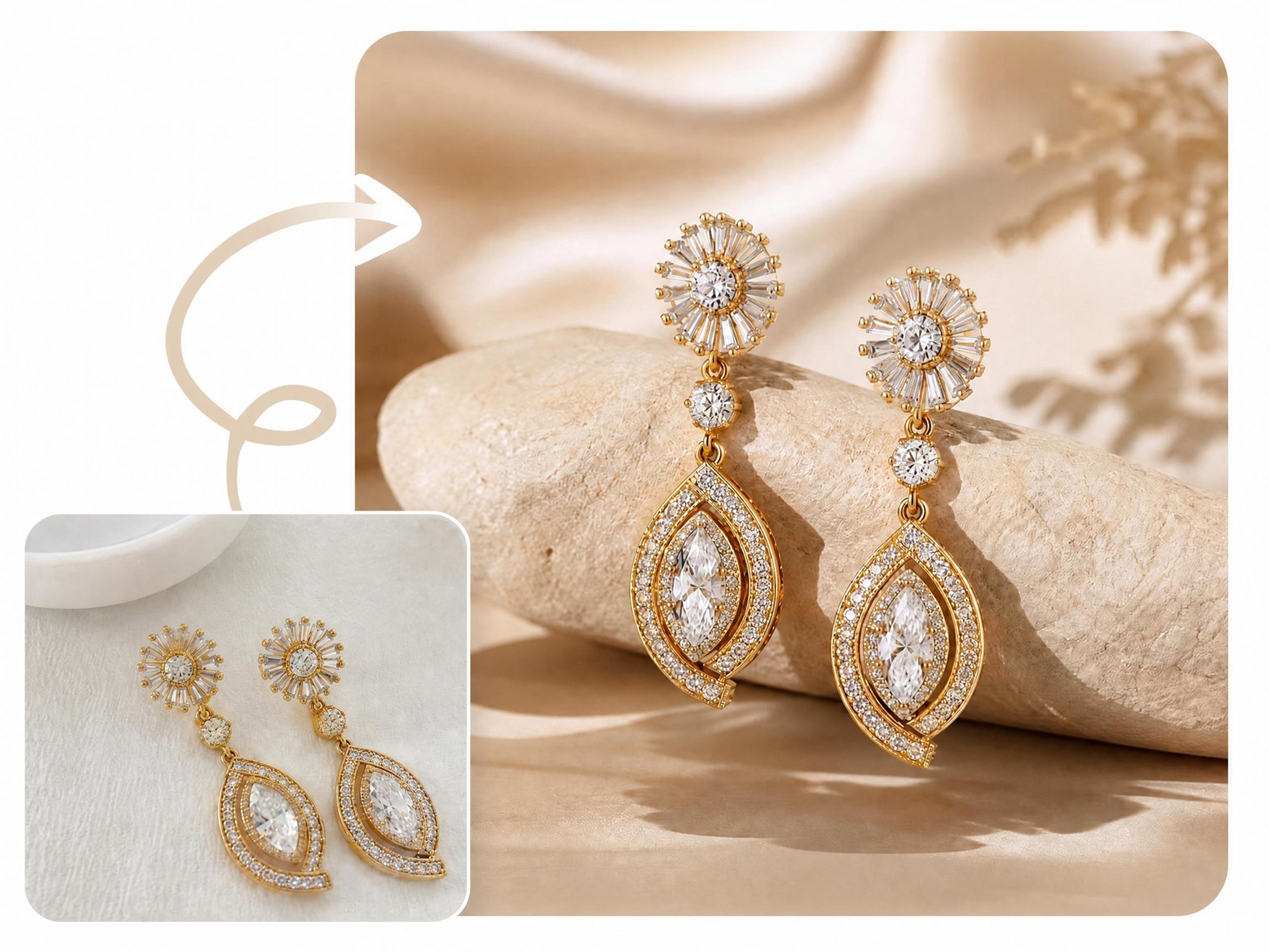 Upgrade Raw Jewelry Photos into Polished Product Images