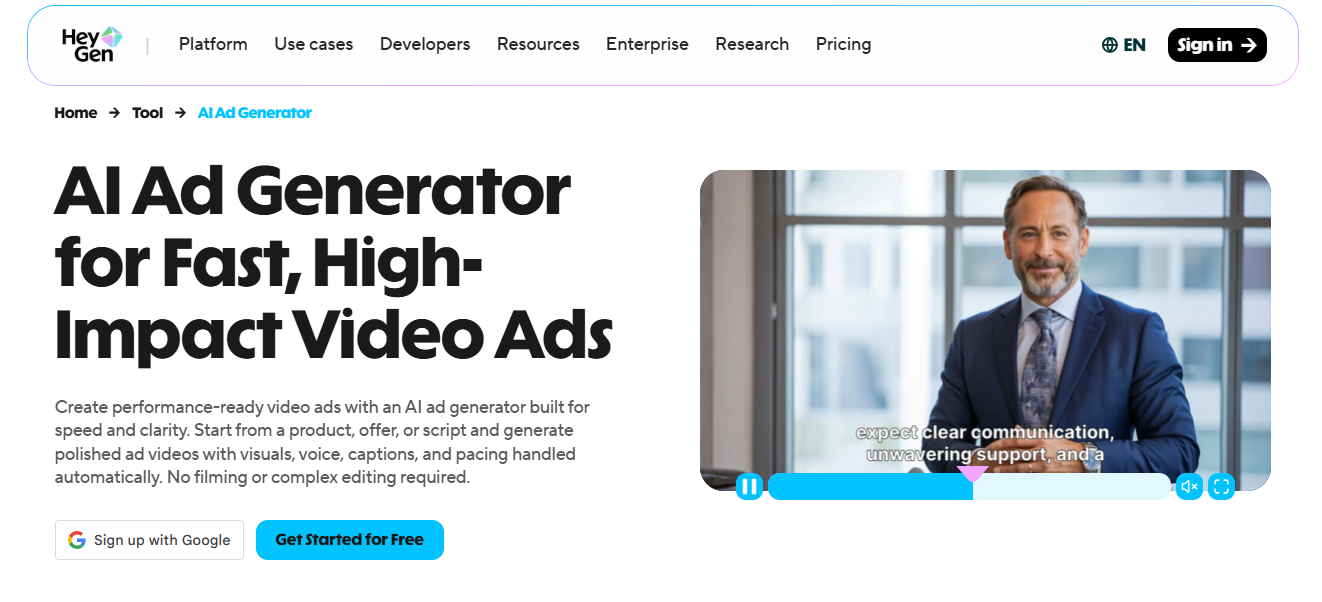 heygen for ai product marketing videos