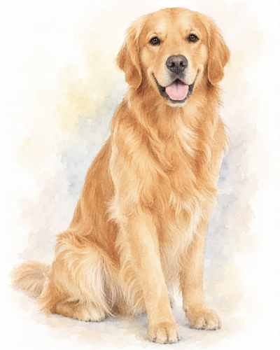 AI Generated dog portrait