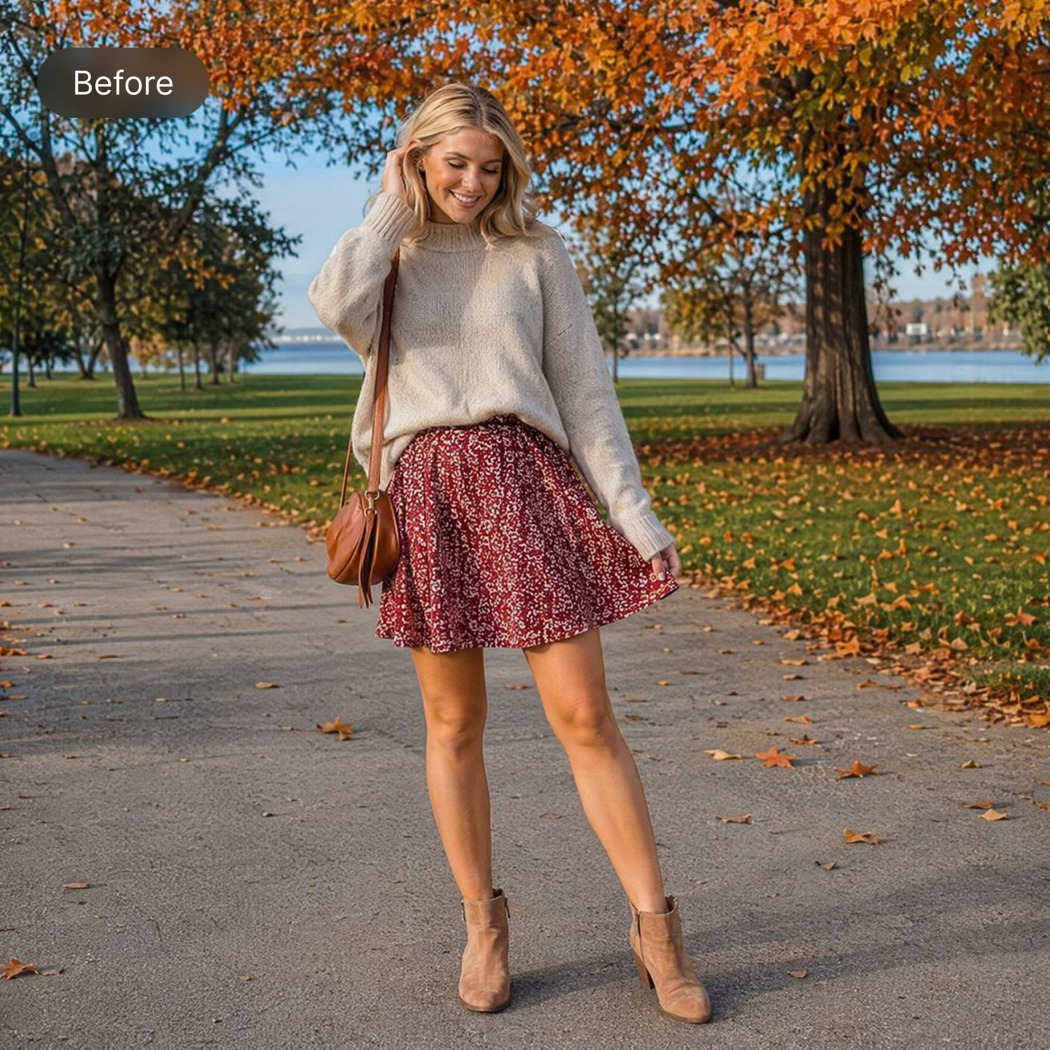 A photo of a woman